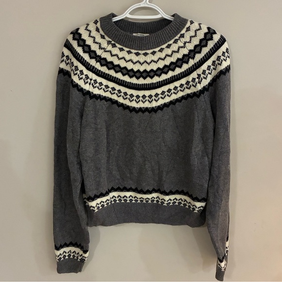 Tularosa Kiva Fairisle Sweater in Grey Multi - Picture 5 of 9